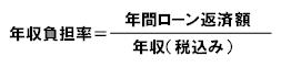 年収負担率